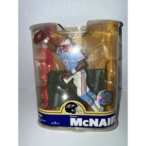 McFarlane NFL Series 16 Steve McNair Baltimore Ravens Oilers Throwback Figure